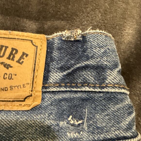 Levis Strauss Signature Jeans 36x30 Men Blue Denim Loose Relaxed Fit Light Wash - Picture 10 of 12